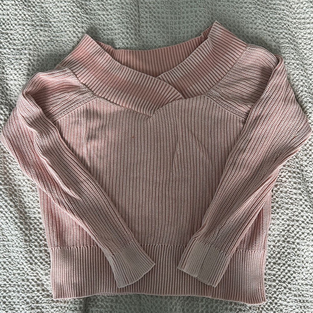 Rag and bone pink sweater